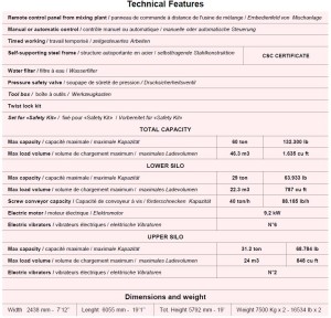 TW Silo 30T + 30T Technical Features