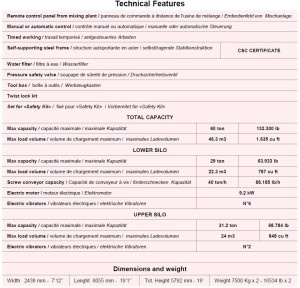 TW Silo 30T + 30T Technical Features